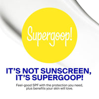 Supergoop! PLAY Everyday Lotion SPF 50 para cuerpo y rostro, ideal para días activos, rápida absorción, resistente al agua