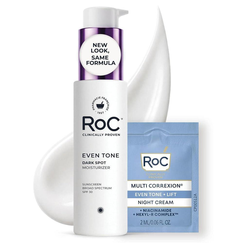 Roc Crema Nocturna Antienvejecimiento Con Niacinamida Para Cara 1.7oz