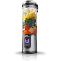 Ninja BC151BK Blast Licuadora portátil inalámbrica, personal para batidos, sin BPA, tapa a prueba de fugas, recargable USB-C