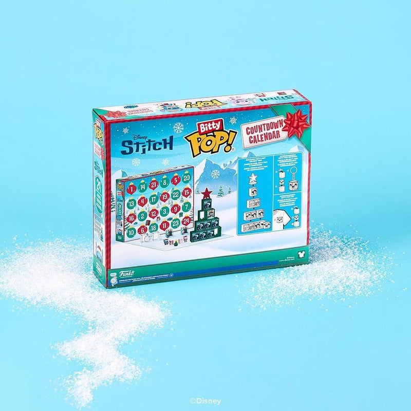 Calendario de adviento Funko Pop! Bitty con figuras coleccionables de Stitch Holiday, perfecto para regalo y decoración