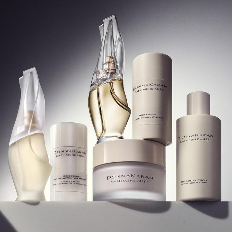 Set Donna Karan Cashmere Mist Discovery Duo, fragancia oriental floral con notas de lirio, jazmín y sándalo para mujer