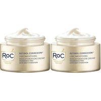 RoC Hidratante Facial Antienvejecimiento con Retinol y Ácido Hialurónico para Líneas Finas, Manchas Oscuras y Cicatrices