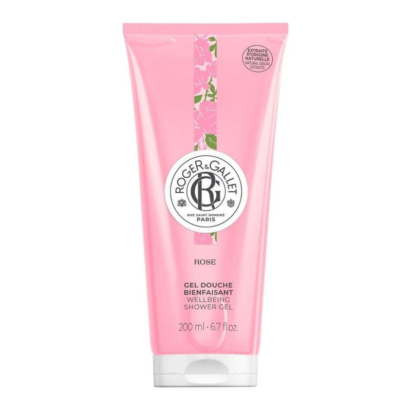 Roger & Gallet Gel de Ducha Hidratante a Base de Plantas con Aloe Vera para Piel Suave y Refrescante
