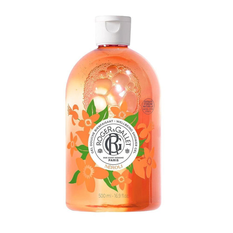 Jean Marie Farina Gel de Baño y Ducha de Roger & Gallet, limpieza ultra-suave con aloe vera y fragancia cítrica natural
