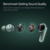 Oneplus Buds 4 Auriculares Inalámbricos Bluetooth Anc, Verde Zen, Modelo E513a, Intrauditivos Y Verdaderamente Inalámbricos