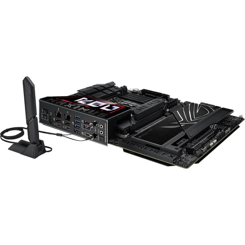 ASUS ROG Maximus Z890 Hero Placa base Intel Z890 LGA 1851, Intel avanzada lista para PC, 22+2+1+2 etapas, DDR5, WiFi 7, 3X PCIe 5.0 M.2