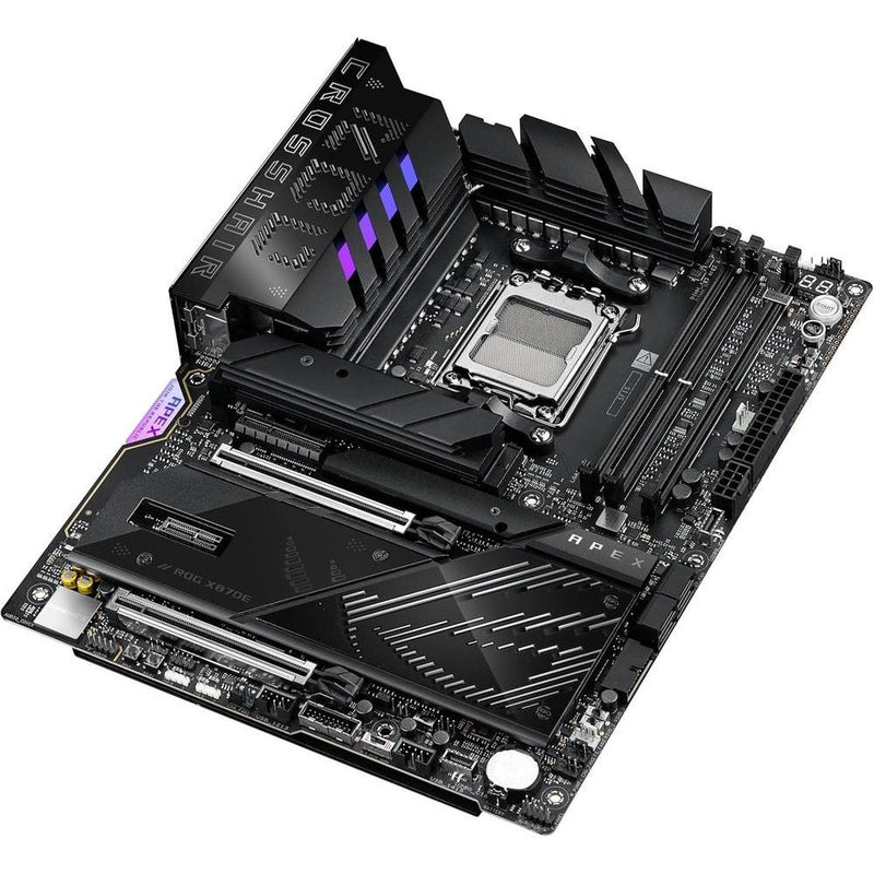 ASUS ROG Crosshair X870E APEX Motherboard con Advanced AI, DDR5, Wi-Fi 7, DIMM.2, PCIe 5.0 y USB4 para alto rendimiento