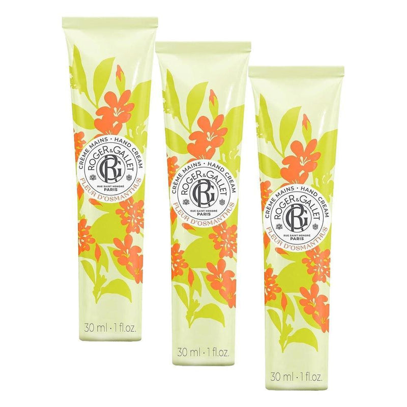 ROGER & GALLET Crema hidratante de manos y uñas para piel seca con manteca de karité y aceite de almendras