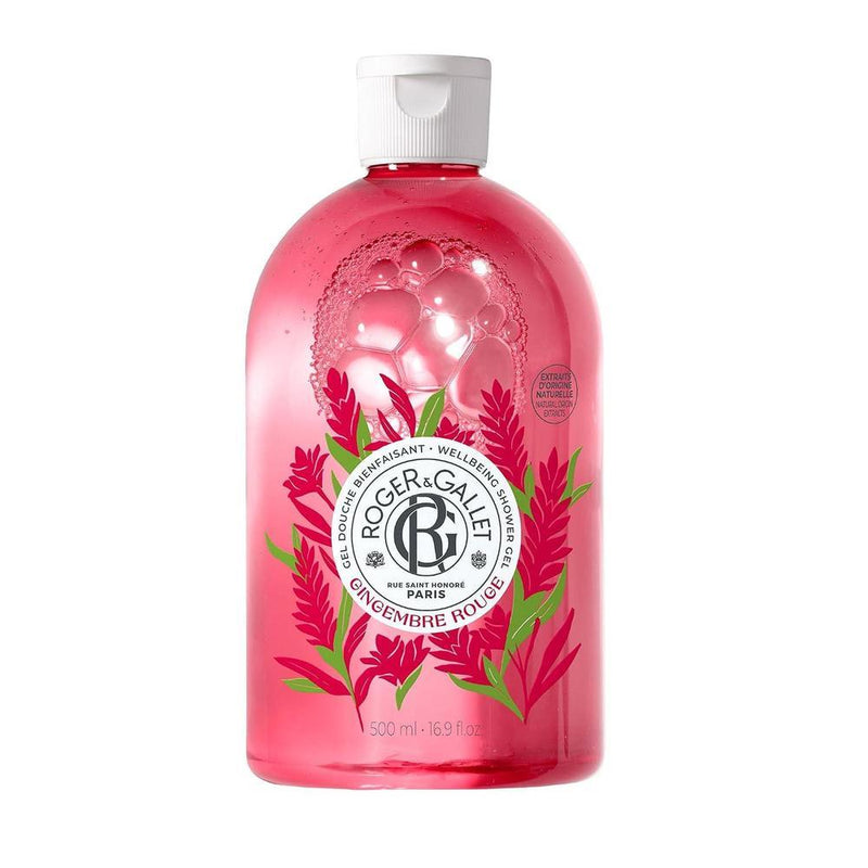 Gel de ducha hidratante Roger & Gallet con aloe vera y aroma de rosa, para piel sensible, sin sulfatos