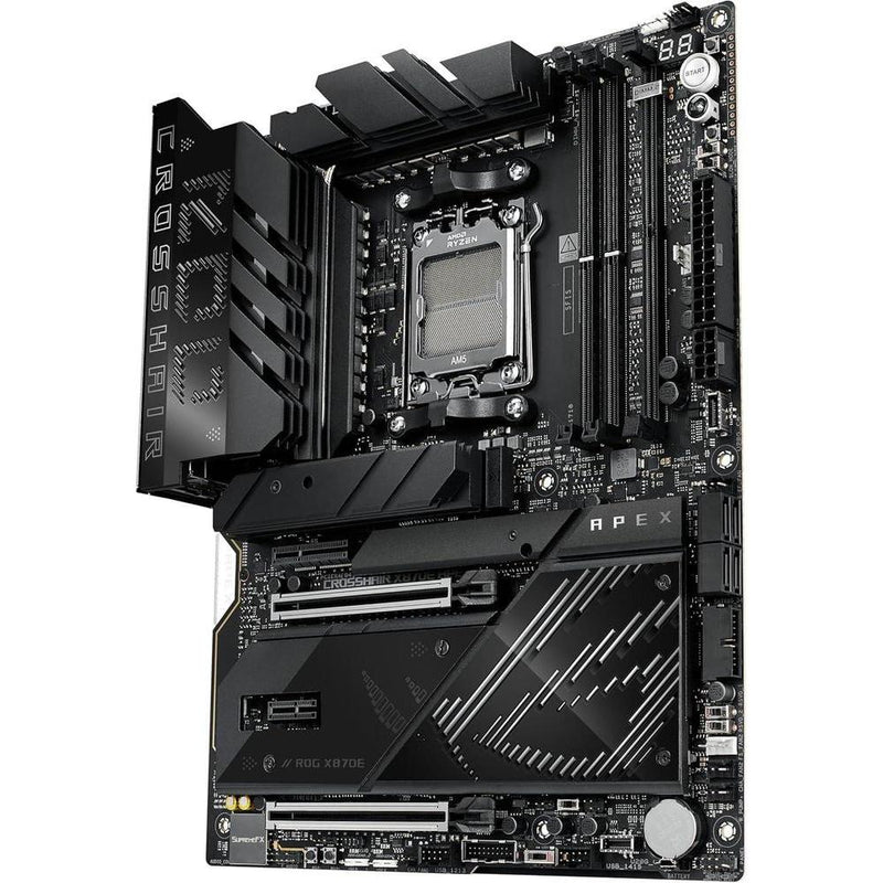 ASUS ROG Crosshair X870E APEX Motherboard con Advanced AI, DDR5, Wi-Fi 7, DIMM.2, PCIe 5.0 y USB4 para alto rendimiento