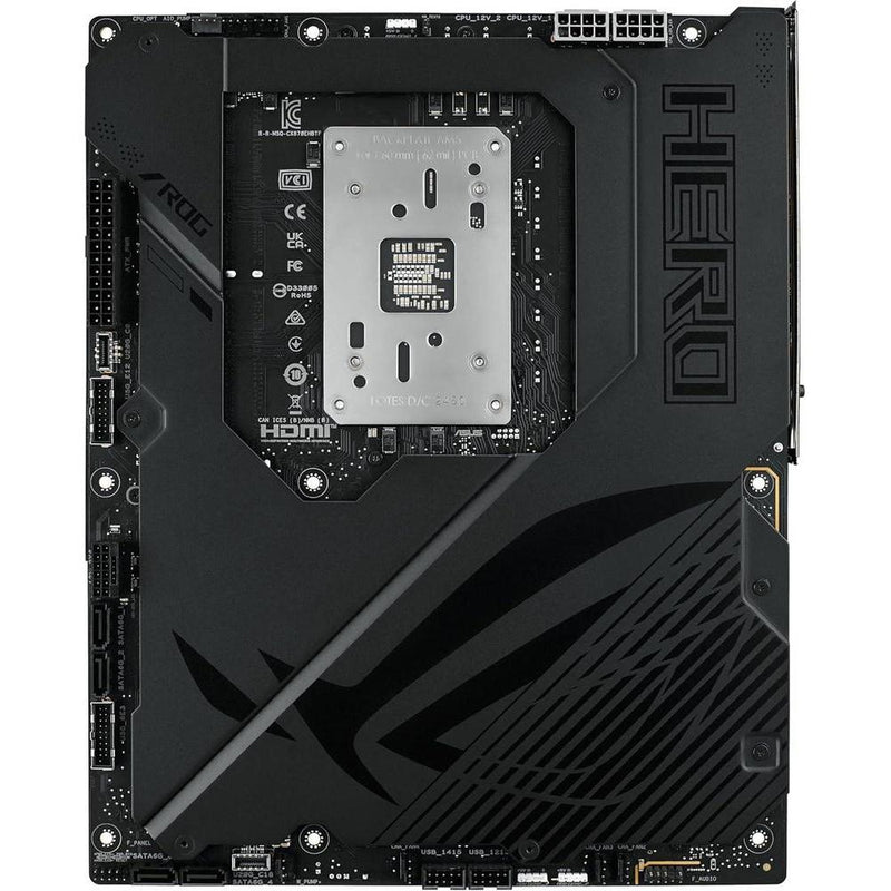 Placa base ROG Crosshair X870E Hero BTF AMD ATX, diseño conector oculto, ranura GPU alta potencia, DDR5, WiFi 7, PCIe 5.0, USB4
