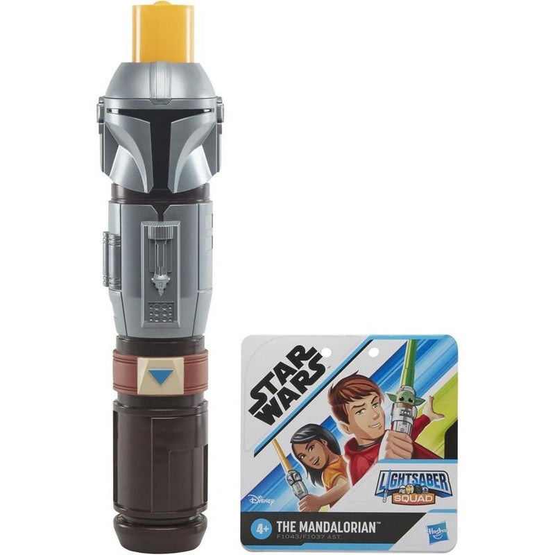 Star Wars Lightsaber Squad 3-Pack: Mandalorian, Ahsoka y Darth Vader, Juguetes para Niños y Niñas de 4 Años o Más