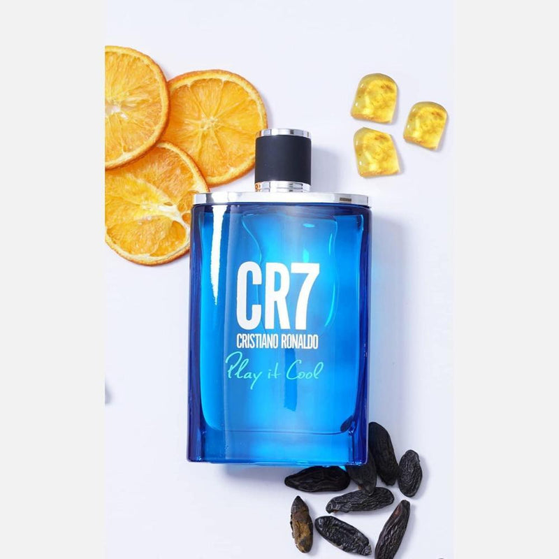 Cristiano Ronaldo CR7 Play It Cool Eau de Toilette para Hombre - Fragancia Fresca, Notas de Bergamota y Cardamomo