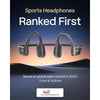 Shokz OpenRun Mini, Audífonos Deportivos Bluetooth De Conducción Ósea, Impermeables Con Micrófono Y Diadema, 26g