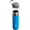 Stanley Quick Flip GO, botella de agua de acero inoxidable a prueba de fugas, diseño plegable para viajes y deportes