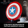 LEGO Marvel Escudo del Capitán América 76262 - Kit de modelo para adultos, réplica coleccionable del icónico escudo