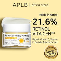 Crema Hidratante Facial APLB Con Vitamina C, E Y Retinol 55ml