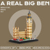 Juego de bloques NeoLeo Real Big Ben con más de 3900 piezas, arquitectónico de fama mundial para niños y adultos