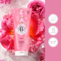Gel de ducha hidratante Roger & Gallet con aloe vera y aroma de rosa, para piel sensible, sin sulfatos