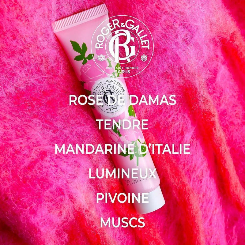 ROGER & GALLET Crema hidratante de manos y uñas para piel seca con manteca de karité y aceite de almendras