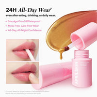 Serum Vita Kojic y Tinte Labial Hero Duo de APRILSKIN para cuidado de piel y maquillaje duradero