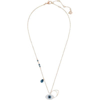 Swarovski colección simbólica de joyería con collares, aretes y pulseras, diseño de mal de ojo en cristal