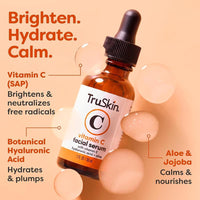 Suero Facial TruSkin Vitamina C Ácido Hialurónico Vitamina E 30ml