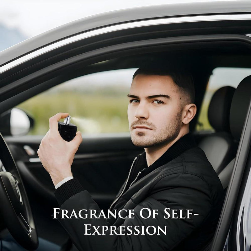 Robot Noir para hombre, fragancia fresca de madera con cardamomo, ruibarbo, bergamota, limón, vainilla y vetiver haitiano