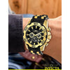 Reloj Invicta Pro Diver cronógrafo de cuarzo negro con pantalla analógica, diseño intrincado y subdiales precisos para hombre