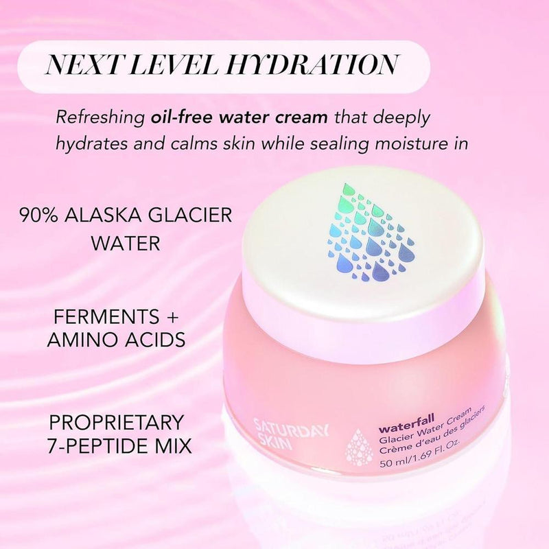Water Face Cream Crema Tipo Gel con Agua de Glaciar de Alaska 50 ml