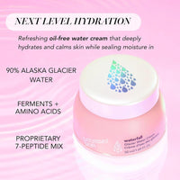 Water Face Cream Crema Tipo Gel con Agua de Glaciar de Alaska 50 ml