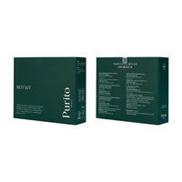 PURITO SEOUL Best Kit - Rutina de cuidado facial con limpiador, suero, tónico y crema, para todo tipo de piel, set de regalo K-Beauty