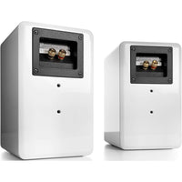 Audioengine P4 Altavoces pasivos de estantería de 2 vías en color blanco para sonido estéreo de alto rendimiento