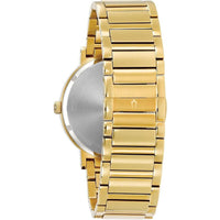 Reloj de cuarzo Bulova para hombre con esfera de diamantes y cristal extendido, diseño moderno resistente al agua