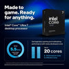 Intel Procesador de escritorio Core Ultra 7 265K - 20 núcleos (8 núcleos P + 12 núcleos E) con velocidad aumentada a 5.5 GHz