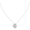 Collar de mujer Calvin Klein de acero inoxidable con cristales y diseño escultórico reversible de doble cara