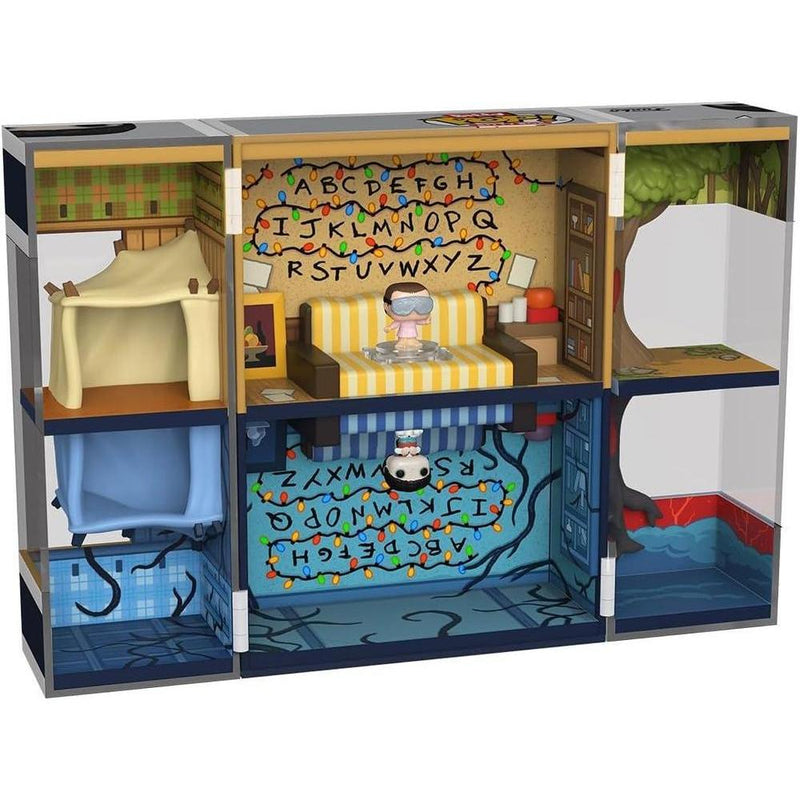 Funko Bitty Pop! Bitty Boxes Stranger Things - Byers House Playset con 2 figuras pequeñas en estuche coleccionable