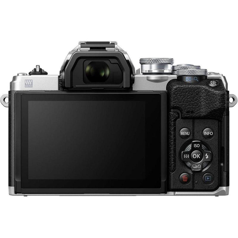 OM System Olympus E-M10 Mark IV Plata Cámara 20MP Estabilización De Imagen 4K Wi-Fi