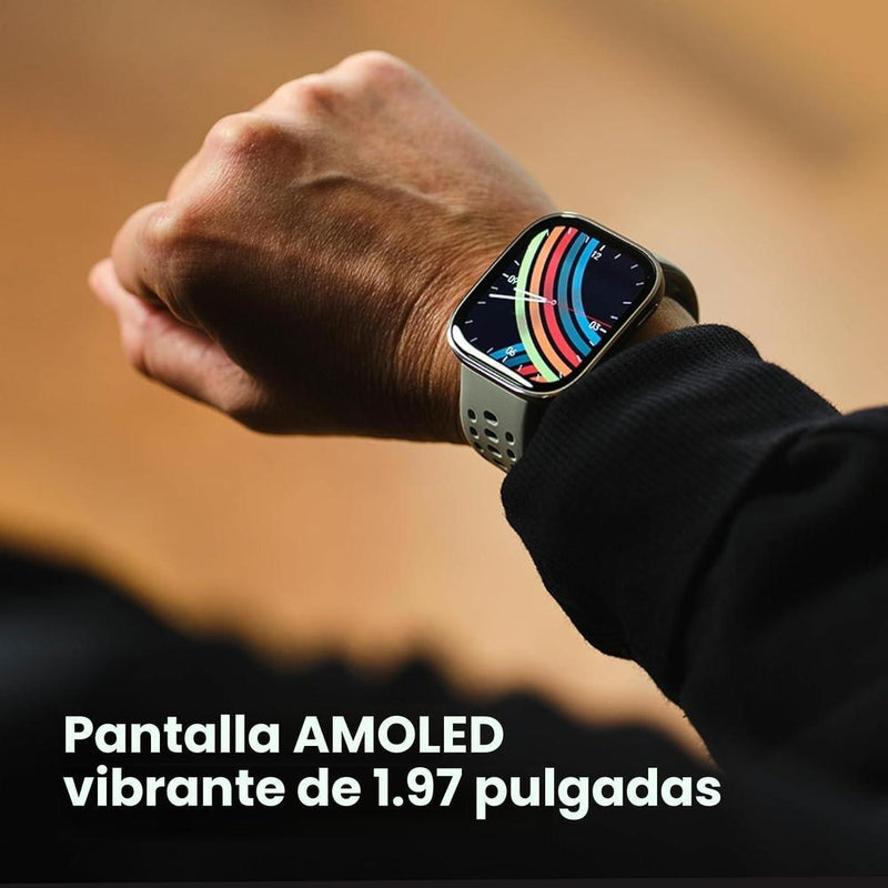 Amazfit Bip 6 - Reloj Inteligente 46mm, Batería 14 Días, AMOLED 1.97" GPS, Rosa