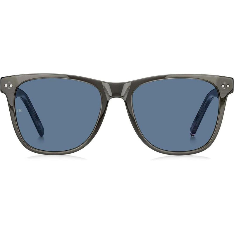 Tommy Hilfiger Gafas de sol modernas unisex en elegante diseño color gris magnesio, modelo Th 1712/s, incluye funda