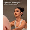 SHOKZ OpenFit Air en rosa, auriculares de oreja abierta, verdaderamente inalámbricos, resistentes al agua y seguros para uso diario