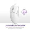NZXT Lift 2 Symm - Mouse ergonómico ligero para juegos por cable con alta tasa de sondeo, interruptores y sensor óptico