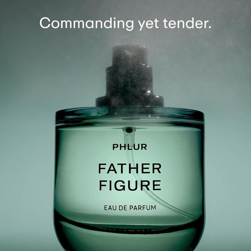 PHLUR Father Figure Eau de Parfum - Perfume de higo verde fresco con iris, jazmín, pachulí, sándalo y vainilla