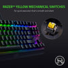 Razer BlackWidow V3 TKL Teclado mecánico para videojuegos con retroiluminación RGB y macros programables.