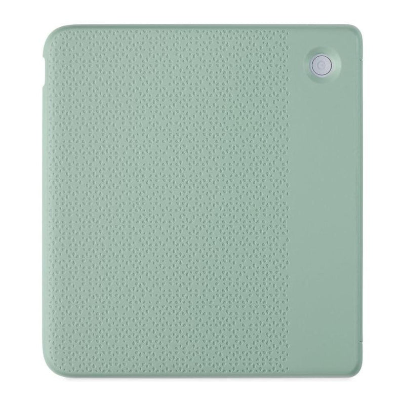Funda Kobo Libra Colour SleepCover verde jardín, tecnología de sueño y despertador. Soporte 2 vías y cuero vegano