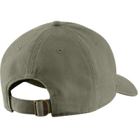 Carhartt Gorra gráfica bordada de lona para mujer con malla ventilada y banda de secado rápido antiolor