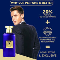 VOCO TYCOON, Perfume para hombres, Extrait de Parfum potente y concentrado, perfume de lujo fabricado en Francia