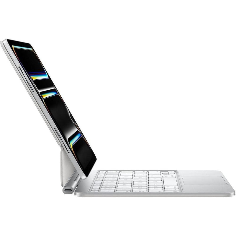 Funda con teclado Apple Magic para iPad Pro, experiencia superior de escritura, trackpad integrado, color blanco