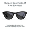 Ray-Ban Meta Skyler negro brillante, gafas inteligentes IA para hombre y mujer, cámara 12 MP, audio y lentes polarizados