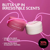 Lil Butta Dropz Dúo Mini de Crema Corporal Batida con Aceite
